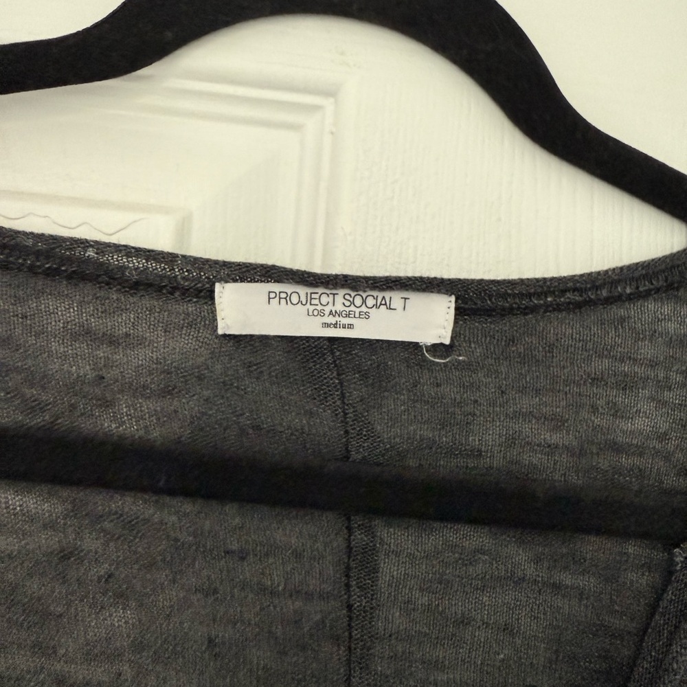 Project T Dark Gray Long Sleeve Shirt – Size Medium